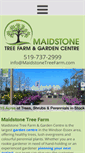 Mobile Screenshot of maidstonetreefarm.com