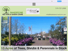 Tablet Screenshot of maidstonetreefarm.com